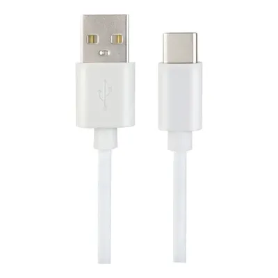 Кабель Perfeo U4717 USB-A — USB Type-C, 1 м, 2.4 А, USB 2.0, белый