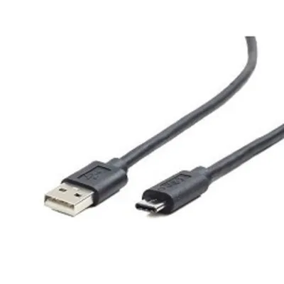 Кабель Cablexpert CCP-USB2-AMCM-10, USB 2.0 AM — USB Type-C, 3 м, чёрный