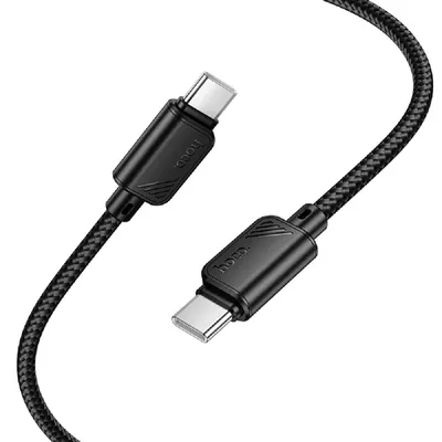 Кабель HOCO X113 HC-46208, USB Type-C — Type-C, 3 А, 60 Вт, 1 м, нейлон