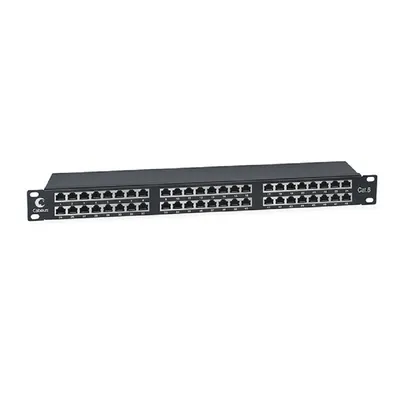 Патч-панель Cabeus PLHD-48-Cat.6-SH-Dual IDC-1U, 19", 1U, 48 портов RJ-45, Cat.6, экранированная