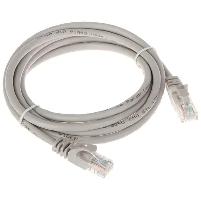 Патч-корд Bion BPC-U5E101-30M, U/UTP Cat.5e, AWG 26, CCA, PVC, 30 м, серый
