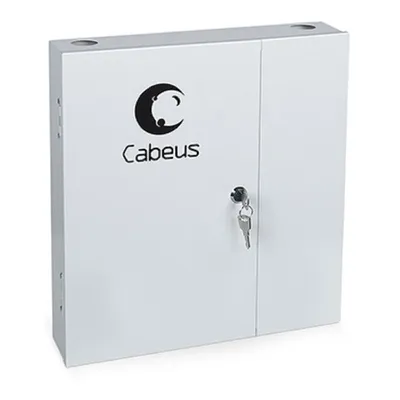 Бокс оптический Cabeus FO-WL-16SC-K, настенный, 16 SC, 19", серый
