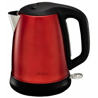 Электрочайник Tefal KI270530, 1,7 л, 2400 Вт, скрытый нагревательный элемент, красный