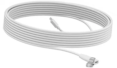 Кабель Logitech Rally Mic Pod Extension Cable, 952-000047, белый