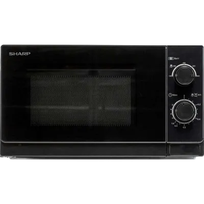 Микроволновая печь Sharp R-2000RK, 20 л, 800 Вт, механическое управление, черная