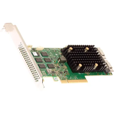 RAID контроллер Broadcom 9500-16i, 16 портов, PCIe Gen4 x8, SAS/SATA/NVMe
