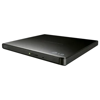 Оптический привод LG GP57EB40.AHLE10B, DVD Super Multi DL, USB 2.0, чёрный