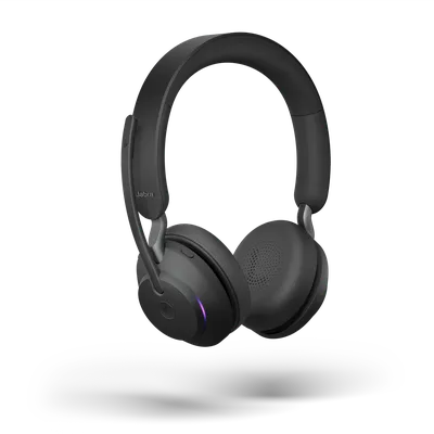 Гарнитура Jabra Evolve2 65, Link380c MS Stereo Stand Black, Bluetooth, стерео