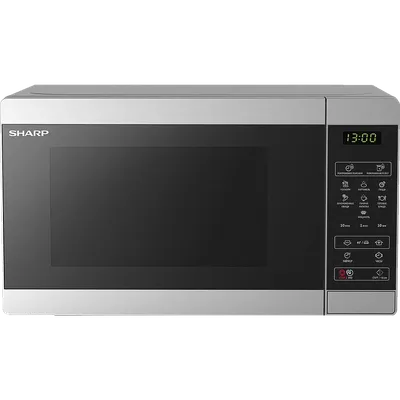 Микроволновая печь Sharp R2800RSL, 20 л, 800 Вт, гриль, серебристый