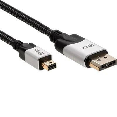 Кабель-переходник Vcom CG685-1.5M, Mini DisplayPort M — DisplayPort M, 1.4, 1,5 м