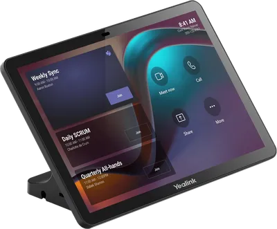 Сенсорная панель Yealink PTC25, 10.1", 1280×800, RJ45, USB Type-C, микрофон