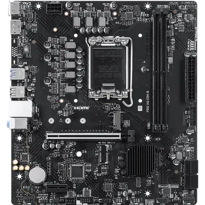 Материнская плата MSI PRO H610M-B, LGA1700, Intel H610, 2×DDR5, 1×M.2, microATX