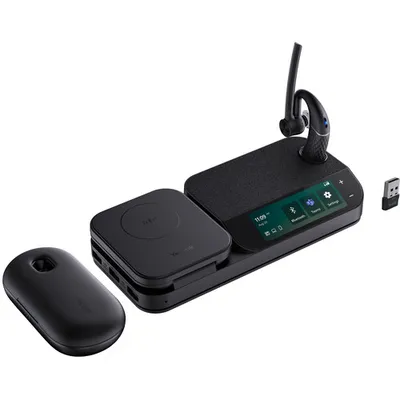Гарнитура Yealink BH71 Workstation Pro, Bluetooth, шумоподавление, зарядный кейс