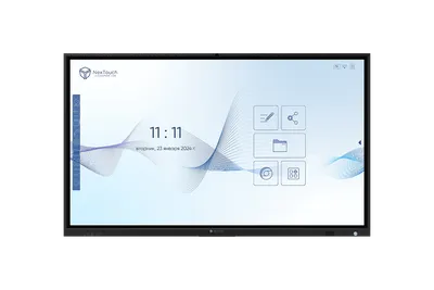 Интерактивная доска NexTouch NextPanel 86 IFCKV5INT86, 86", 4K, IR, Android
