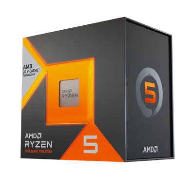 Процессор AMD Ryzen 5 7500X3D, AM5, 6 ядер/12 потоков, 4–4.5 ГГц, 96 МБ, 65 Вт, OEM