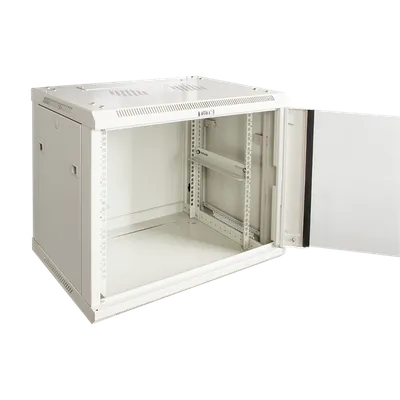 Шкаф коммутационный LANMASTER TWT-CBWPG-27U-6X8-GY, настенный 27U 600×800 мм, стекло
