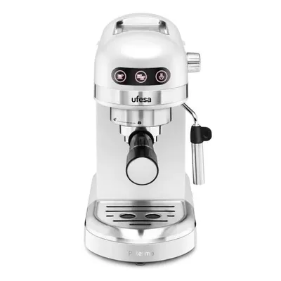 Кофеварка Ufesa PALERMO WHITE, рожковая, 1350 Вт, 20 бар, 1,5 л