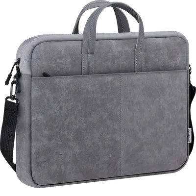 Сумка для ноутбука DEFENDER Solid 15.6", полиуретан, плечевой ремень, серая