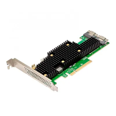 HBA-адаптер Broadcom 9600-16i, PCIe 4.0 x8, Tri-Mode SAS/SATA/NVMe 24G, 16 портов