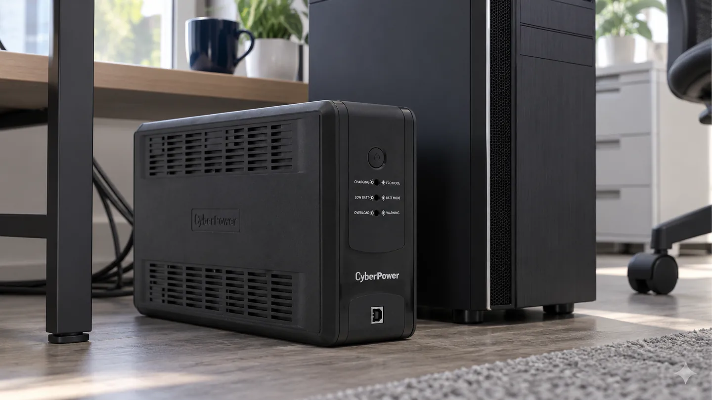 CyberPower UT850EG: обзор ИБП 850 ВА для офисного рабочего места